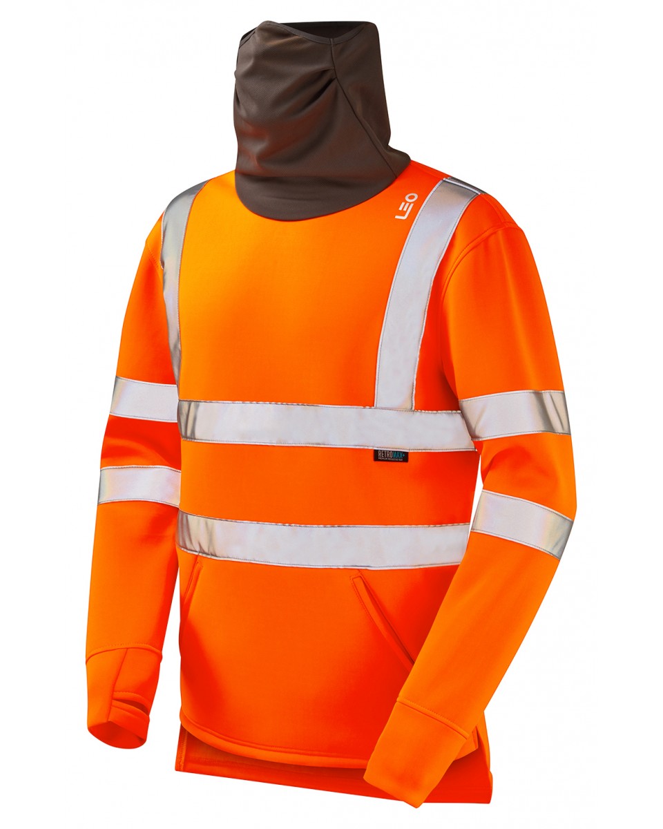 Leo Combesgate Class 3 Snood Sweatshirt Ilkeston PPE & Workwear