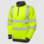 Brynsworthy 3/4" Zipped Hi Vis Sweatshirt