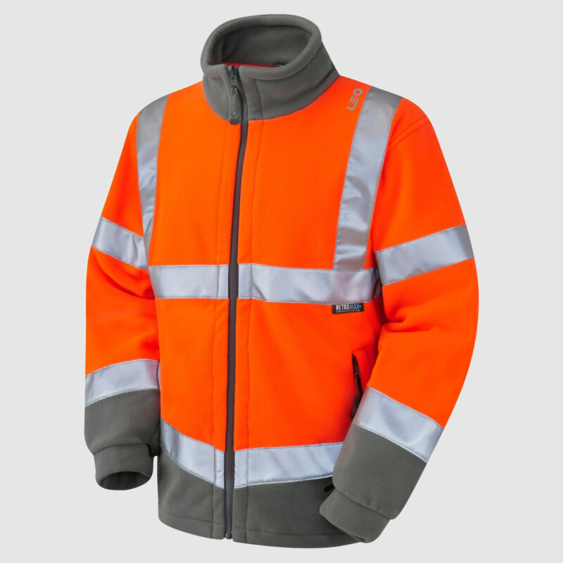 Hartland Hi Vis Fleece Jacket Class 3