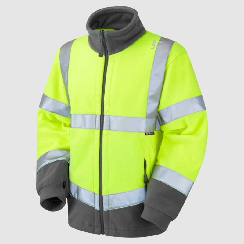 Hartland Hi Vis Fleece Jacket Class 3