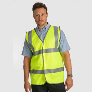 Class 2 Hi Visibility Waistcoat - Velcro