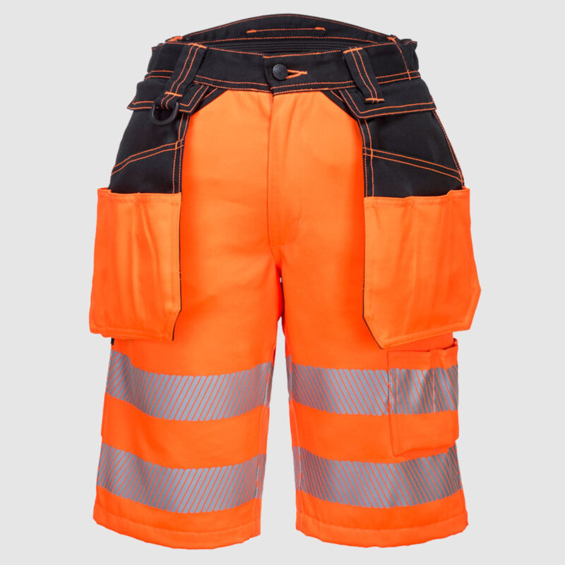 PW343 Hi Vis Holster Work Shorts