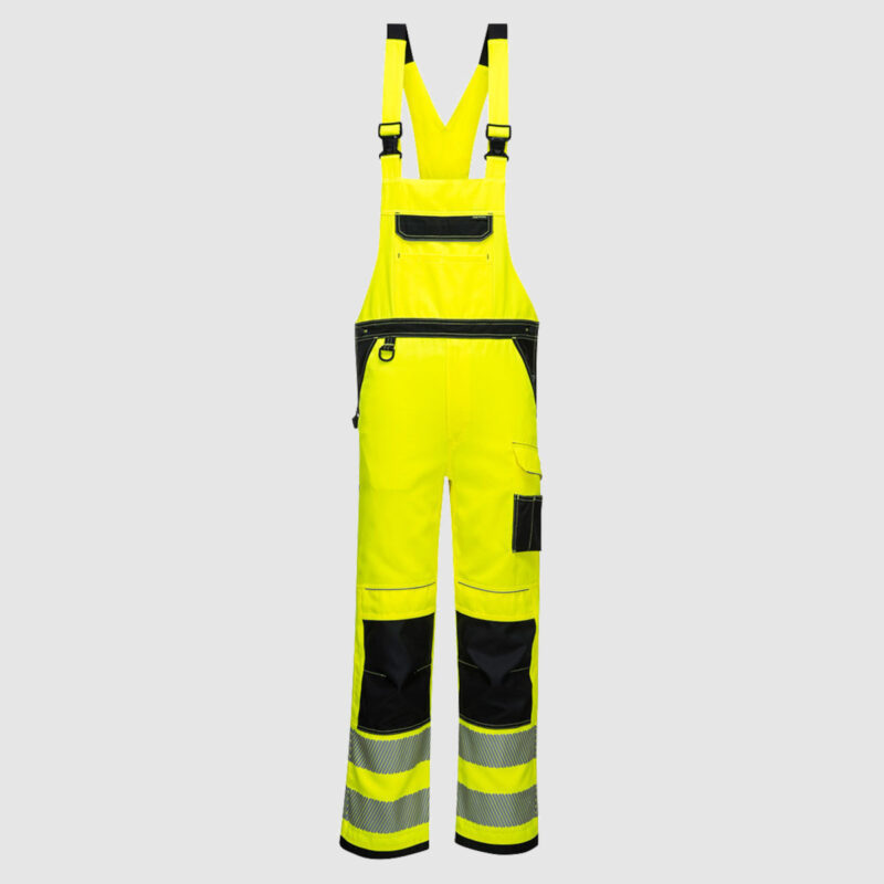PW344 - PW3 Hi-Vis Bib & Brace