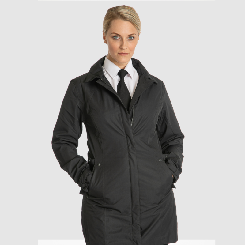 Ladies Black Seattle Coat