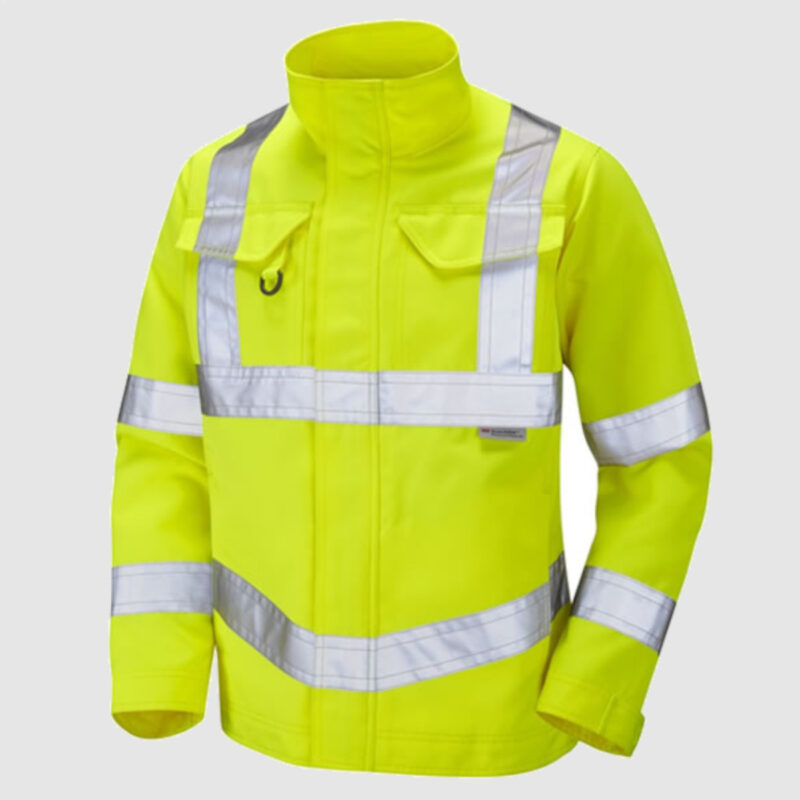 Yeoford Poly Cotton Drivers Hi Vis Jacket
