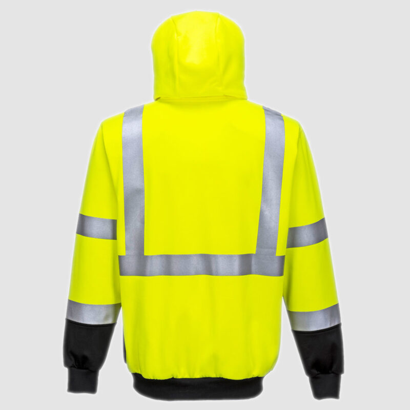 Portwest B315 Hi-Vis Zipped Hoodie